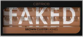 Faked Brown Cluster False Eyelashes