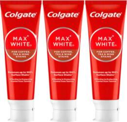 Colgate Max White Coffee, Tea, Wine