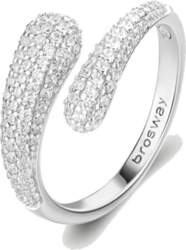 Infinite White Fancy Open Silver Ring
