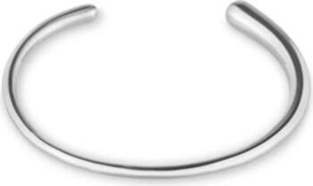 Solid Open Bond Silver Bracelet