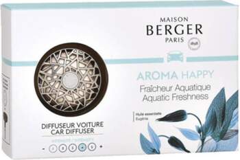 Gift set Aroma Happy chrome car