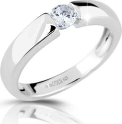 Silver ring with cubic zirconia M01211