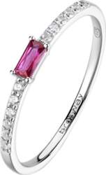 Charming silver ring with zircons Fancy