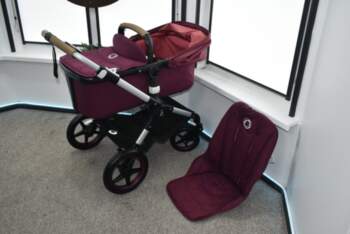 (Lietoti) Bugaboo Fox Chrome frame Cherry