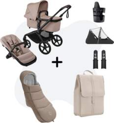 (Jauni) Bugaboo Fox 5 Renew Black