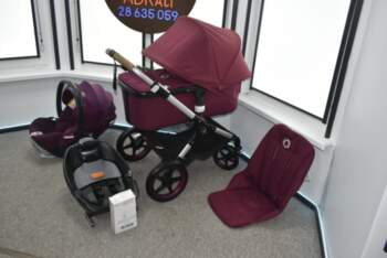 (Lietoti) Bugaboo Fox Chrome frame Cherry