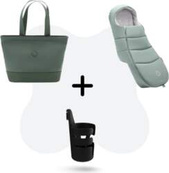 (Jauns) Bugaboo Essential Accessories Bundle Forest