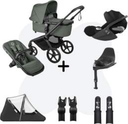 (Jauni) Bugaboo Fox 5 Renew Black