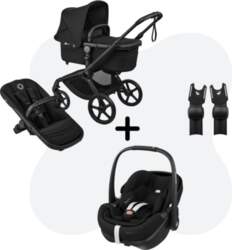 (Jauni) Bugaboo Fox 5 Renew Black