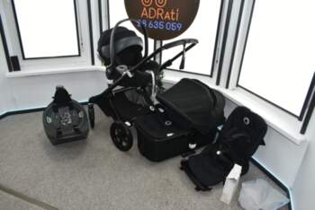 (Lietoti) Bugaboo Fox Black frame 4