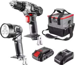 GRAPHITE cordless tool set drill/driver, flashlight