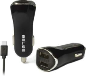 Beline Car charger 2xUSB + USB-C