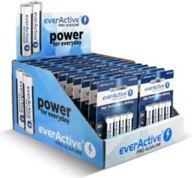 EverActive PRO ALKALINE BATTERIES LR03/AAA DISPLAY