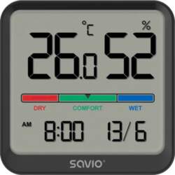 SAVIO Temp./humidity sensor CT-01/B black