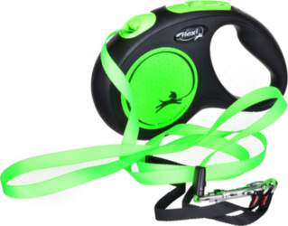 Flexi New Neon M - retractable