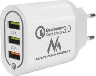 Maclean Universal 3xUSB quick charger MCE479W