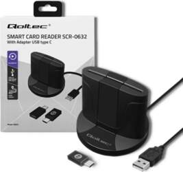 Qoltec Intelligent ID chip card reader