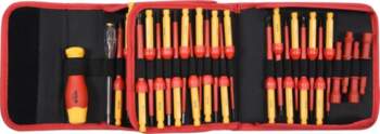 YATO Insulated screwdriver set+tips 50 items