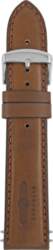 Zeppelin leather strap brown, 22 mm