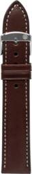 Zeppelin Leather strap brown 22 mm