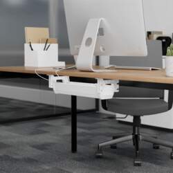 Maclean  under-desk cable/extension organizer, max. load