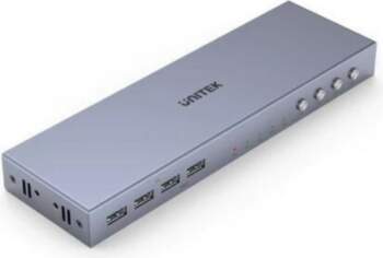 Unitek  V306A KVM switch Grey |