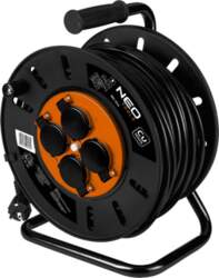 NEO TOOLS Cable drum 40m, 3x2