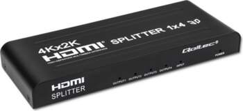 Qoltec  Active HDMI Splitter 4 x