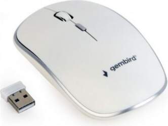Gembird  Wireless optical mouse white |
