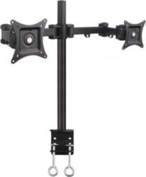 Techly  Double twin desk LED/L D