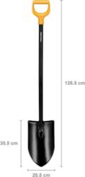 Fiskars SOLID+ XL SHARP SPADE LONG
