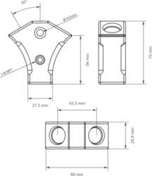 Nuke Performance Y-Block Adapter Fitting AN-8