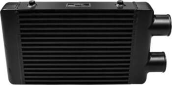 TurboWorks Intercooler 400x300x76 same side Black
