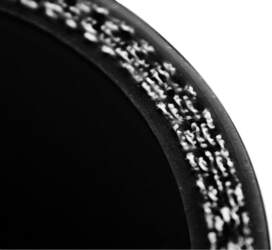 Universal 76mm Black Silicone Coupler for