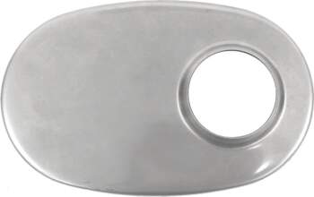 TURBOWORKS 62mm Oval Muffler Cap Side