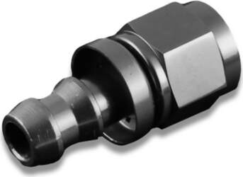 Universal Black AN8 Push-On Fitting for