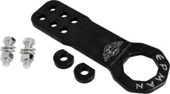 Universal Front Black Towing Bracket for