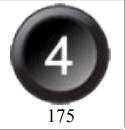 Insert button 15mm 175 Ecumaster