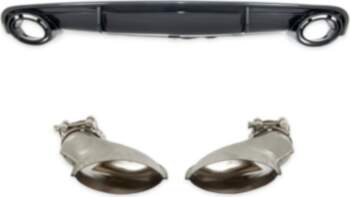 Universal Carbon Look Rear Diffuser for