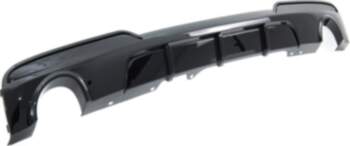 Universal Gloss Black Rear Diffuser for
