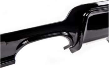 Universal Gloss Black Rear Diffuser for