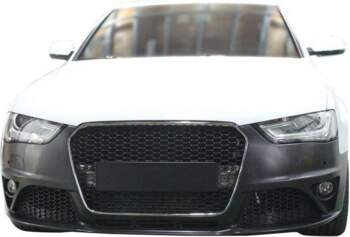 Universal RS4 Style Chrom-Black Front Bumper