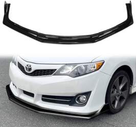 Universal Gloss Black Front Bumper Diffuser