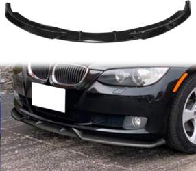 Universal Gloss Black Front Bumper Diffuser
