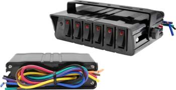 Universal Versatile 6-Switch Control Panel for