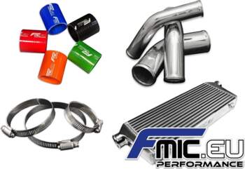 Universal High-Performance Blue Intercooler for Audi