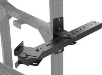 Dual arms for triple monitor setup