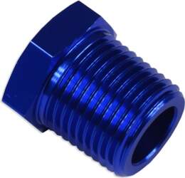 Universal Blue 1/4 NPT Hex Head