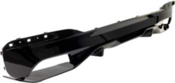 Universal Gloss Black Rear Diffuser for