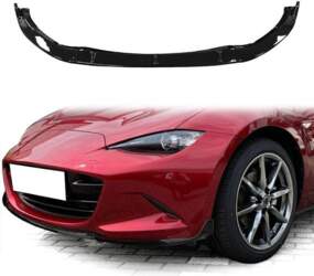 Universal Gloss Black Front Splitter for